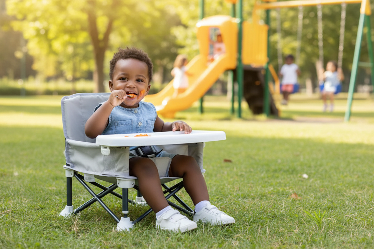 Chaise voyage enfant Sojivia – enfant assis au par